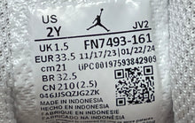 Load image into Gallery viewer, Nike Boys Air Jordan 1 Mid SE FN7493-161 White Pink Sneakers Shoes Size 2Y
