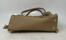 Load image into Gallery viewer, Michael Kors Womens Brown Hamilton Saffiano Leather Pockets Satchel Handbag
