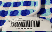 Load image into Gallery viewer, Kate Spade Womens Multicolor Sleeveless Island Stamp Layered Tank Top Size S
