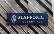 Load image into Gallery viewer, Stafford Essentials Mens Multicolor Striped Adjustable Long Formal Designer Tie
