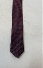 Load image into Gallery viewer, Valerio Garati Mens Dark Purple Blue Wave Striped Silk Adjustable Pointed Tie
