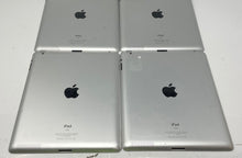 Load image into Gallery viewer, Lot Of 4 Pcs Apple iPad 2 Model A1395 Silver iOS Tablets Not Tested For Parts
