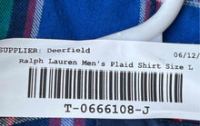 Load image into Gallery viewer, Ralph Lauren Mens Multicolor Plaid Long Sleeve Classic Fit Button-Up Shirt Sz L
