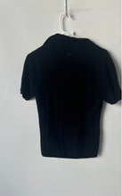 Load image into Gallery viewer, Calvin Klein Womens Black Collared Short Sleeve Regular Fit Polo Shirt Size M
