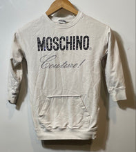 Load image into Gallery viewer, Authentic Moschino Kids White Pockets Pullover Sweatshirt Size 5
