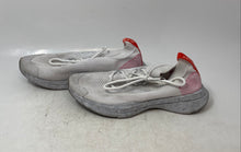 Load image into Gallery viewer, Lacoste Womens Run Spin Eco Gray Pink Lace-Up Sneakers Shoes Size 7
