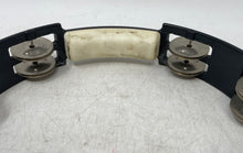 Load image into Gallery viewer, True Colors By Rhythm Tech Black Handheld Tambourine With Metal Jingles
