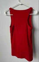 Load image into Gallery viewer, Armani Exchange Womens Red Sleeveless Scoop Neck Tank Top Size Large
