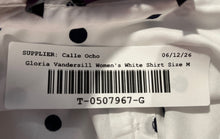 Load image into Gallery viewer, Gloria Vanderbilt Mens White Long Sleeve Button-Up Shirt Size Medium

