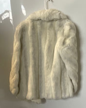 Load image into Gallery viewer, Donnybrook Womens Off White Plush Long Sleeve Shawl Collar Faux Fur Coat Size 7
