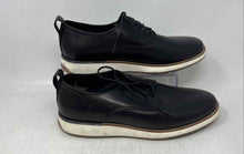 Load image into Gallery viewer, Rack Mens Rkmikel Black Leather Lace-Up Low Top Oxford Dress Shoes Size 9 M
