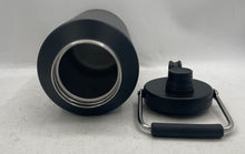 Load image into Gallery viewer, Metallic Black Stainless Steel Double-Wall Vacuum-Insulated Water Bottle Jug
