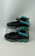 Load image into Gallery viewer, Nike Kids Air Jordan 6 Rings 323419-089 Black Blue Lace-Up Sneaker Shoes Size 6Y
