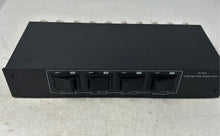 Load image into Gallery viewer, Model TC-7214 Black 4 Way High Power Speaker Control Stereo Amplifier Untested
