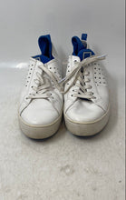Load image into Gallery viewer, Michael Kors Womens Ace White Blue Leather Lace-Up Sneakers Shoes Size 7.5M
