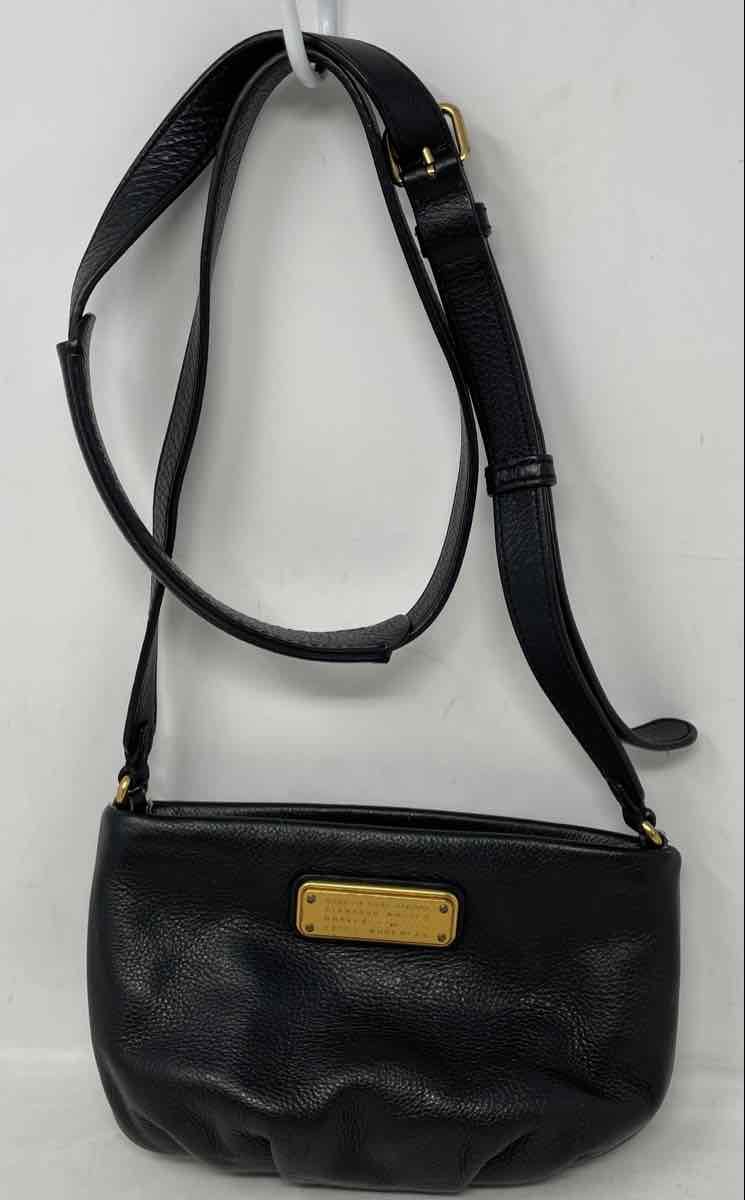 Authentic Marc By Marc Jacobs Womens Classic Q Percy Black Leather Crossbody Bag