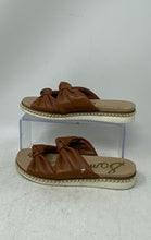 Load image into Gallery viewer, Sam Edelman Womens Brown Leather Open Toe Slip-On Slide Sandals Size 6.5M
