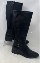 Load image into Gallery viewer, Baretraps Womens Black Zipper Round Toe Knee-High Boots Size 10M

