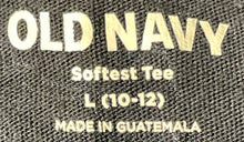 Load image into Gallery viewer, Old Navy Unisex Kids Blue Short Sleeve Softest Graphic T-Shirt Sz L 10-12 w/ Tag
