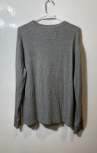 Load image into Gallery viewer, Banana Republic Mens Gray Heather Long Sleeve Henley Sweater Size Large
