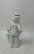 Load image into Gallery viewer, Vintage Porcelain Ceramic Hand Painted Holding An Umbrella Clown Statue Figurine

