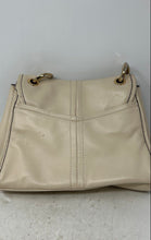 Load image into Gallery viewer, Karl Lagerfeld Womens Beige Leather Inner Pockets Travel Top Handle Handbag
