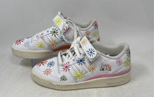 Load image into Gallery viewer, Adidas Mens Forum Low White Sunburst Print Love Unites Sneaker Shoes Size 7.5
