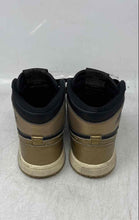 Load image into Gallery viewer, Nike Kids Air Jordan 1 Retro High OG Black Gold Lace-Up Sneaker Shoes Size 10C
