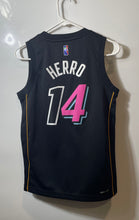 Load image into Gallery viewer, Nike Unisex Kids Black NBA Miami Heat Tyler Herro #14 Sports Jersey Size M
