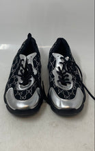 Load image into Gallery viewer, Taxi Womens Black Gray Silver Low Top Lace-Up Sneaker Shoes Size 8.5

