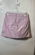 Load image into Gallery viewer, Forever 21 Womens Lilac Flat Front Pockets Button Front Short A-Line Skirt Sz 26
