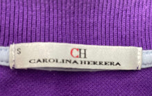 Load image into Gallery viewer, Authentic Carolina Herrera Mens Purple Short Sleeve Golf Polo T-Shirt Size S
