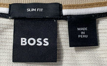 Load image into Gallery viewer, Hugo Boss Mens Cream Short Sleeve Slim Fit V-Neck Pullover T-Shirt Size Small
