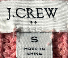Load image into Gallery viewer, J.Crew Womens Pink Knitted Balloon Long Sleeve Pullover Sweater Size S
