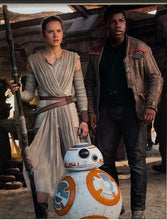 Load image into Gallery viewer, Framed Photograph Of Rey Finn And BB-8 From Star Wars The Force Awakens
