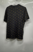 Load image into Gallery viewer, Banana Republic Mens Gray Pineapple Print Cotton Short Sleeve Polo Shirt Size L

