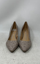 Load image into Gallery viewer, Calvin Klein Womens Natalia Beige Gray Slip-On Block Pump Heels Size 9M
