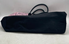 Load image into Gallery viewer, Victoria's Secret Womens Getaway Pink Black All-Over Print Travel Tote Bag
