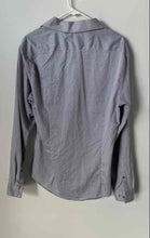 Load image into Gallery viewer, Calvin Klein Mens Gray Long Sleeve Collared Button-Up Shirt Size Large
