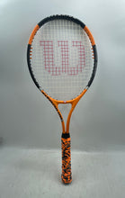 Load image into Gallery viewer, Wilson Titanium Orange Black Comfort Grip Sports Equipment Tennis Racket
