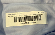 Load image into Gallery viewer, Michael Kors Mens Light Blue Long Sleeve Slim Tall Dress Shirt Size 18
