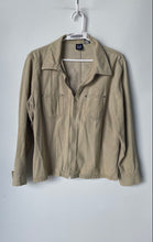Load image into Gallery viewer, Gap Mens Beige Corduroy Long Sleeve Pockets Regular Fit Full-Zip Jacket Size M
