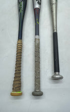 Load image into Gallery viewer, Lot Of 3 Pcs Tee Ball Black Silver-Tone Aluminum Outdoor Game Baseball Bats

