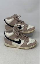 Load image into Gallery viewer, Nike Womens Dunk High White Nude Leather Lace-Up Sneaker Shoes Size 6.5
