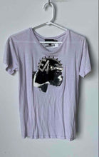 Load image into Gallery viewer, Emporio Armani Womens Purple Crew Neck Short Sleeve Pullover T-Shirt Size 40
