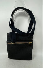 Load image into Gallery viewer, Michael Kors Womens Black Outer Pockets Adjustable Strap Crossbody Bag
