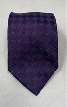 Load image into Gallery viewer, Calvin Klein Mens Purple Printed Adjustable Formal Pointed Tie
