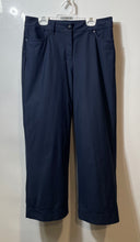 Load image into Gallery viewer, Lululemon Womens Blue Flat Front City Sleek 5 Pocket Wide-Leg Dress Pants Sz 28
