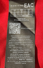 Load image into Gallery viewer, Guess Mens Red Short Sleeve Collared Pique Logo Tape Polo Shirt Size Large
