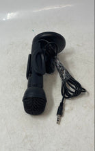 Load image into Gallery viewer, Black 3.5mm Wired Switch Mini Microphone With Stand Not Tested
